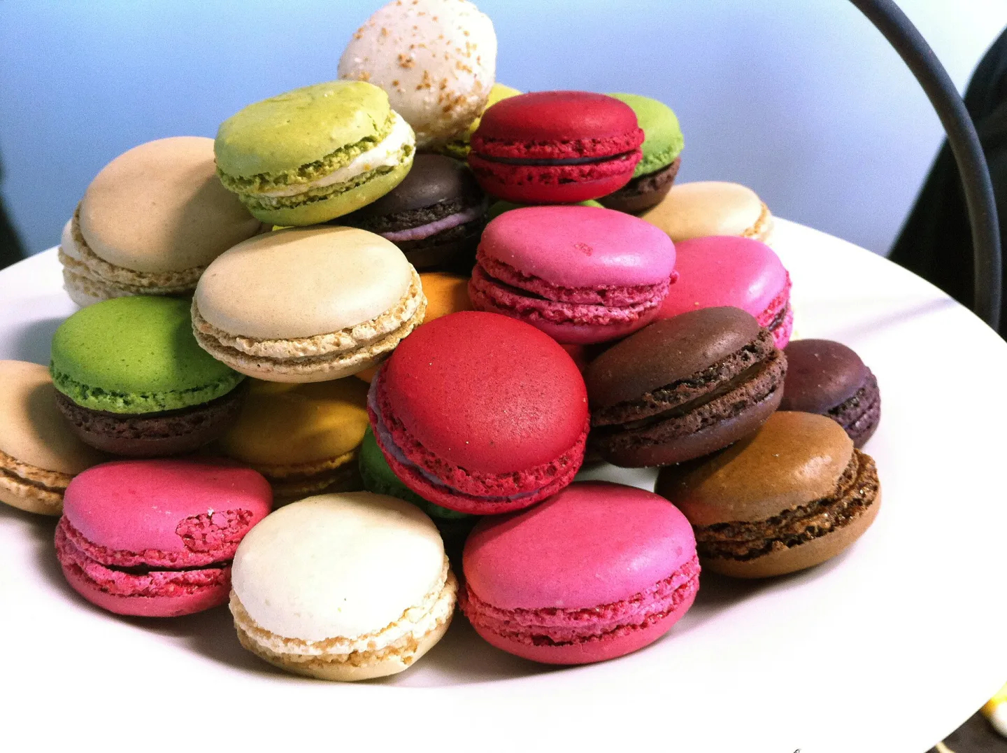 Macarons, French made mini cakes